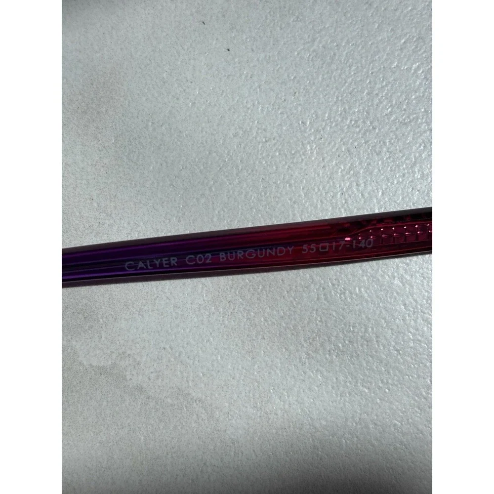 kate spade CALYER Cat Eye nectar Frames Burgundy Plastic Full Rim Lot of 3